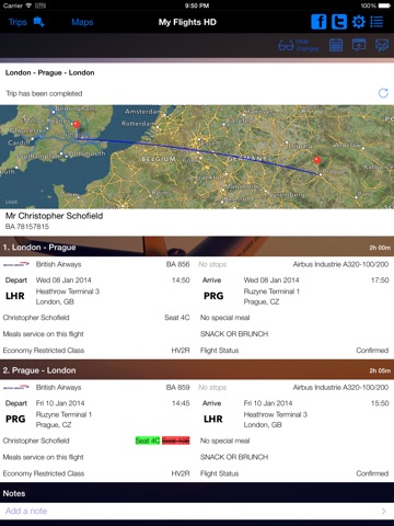 My Flights HD screenshot 3