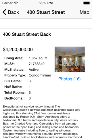 Boston Real Estate MLS screenshot 3