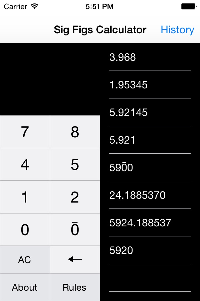 Significant Figures Calculator Pro screenshot 4