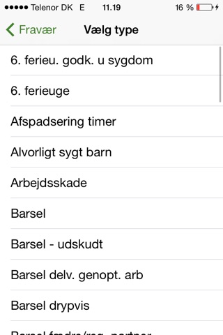 Mit Fravær screenshot 4