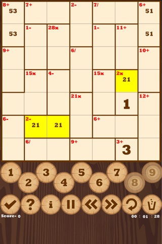 Calcudoku(Mathdoku) screenshot 3