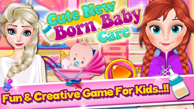 Cute New Born Baby Care