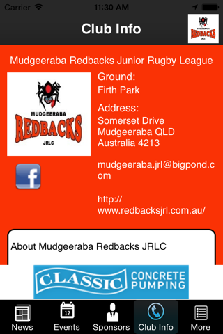 Mudgeeraba Redbacks Junior Rugby League Club screenshot 3