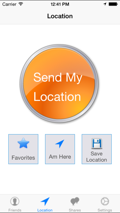 No Address - Send My Location Screenshot 1