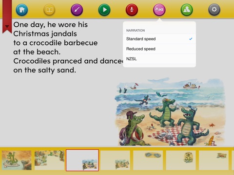 Crocodile's Christmas Jandals screenshot 2