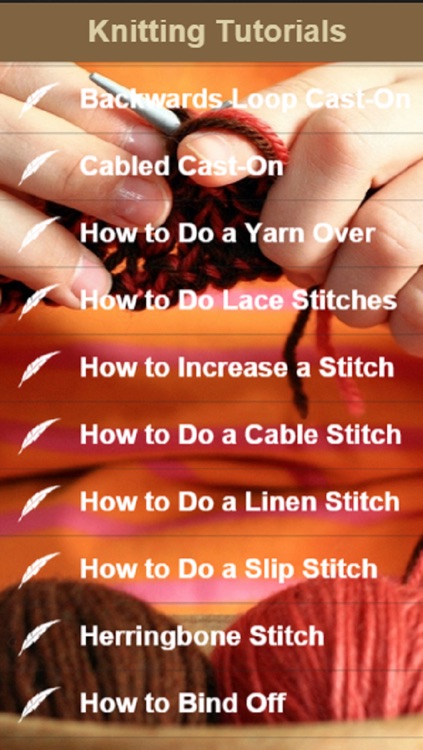Knitting For Beginners - Learn How to Knit with Easy Knitting Instructions screenshot-2