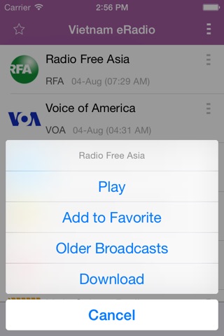 Vietnam eRadio screenshot 4