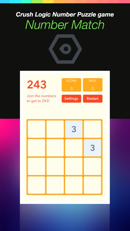 Number Match Hero Plus - Crush Logic Number Puzzle game