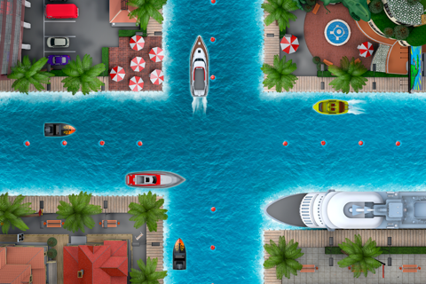 A Boat Traffic Rush FREE game screenshot 4