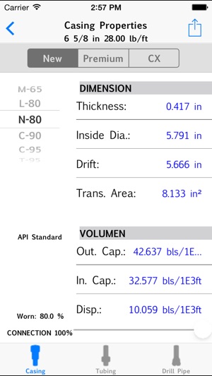 Oil Well PIPES Strengths Table(圖4)-速報App