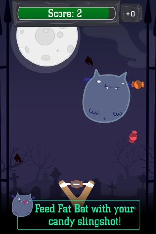 Fat Bat - Halloween Sugar Rush screenshot 3