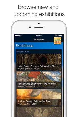 Getty360 - Events and Exhibitions at the Getty in Los Angeles screenshot 2