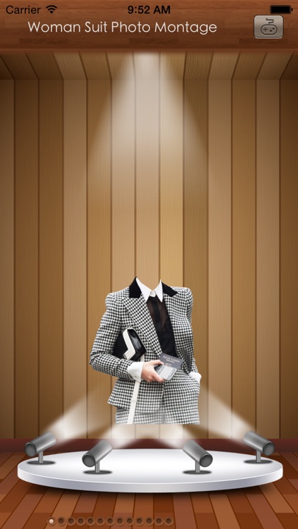 Woman Suit Photo Montage: Woman fashion Booth