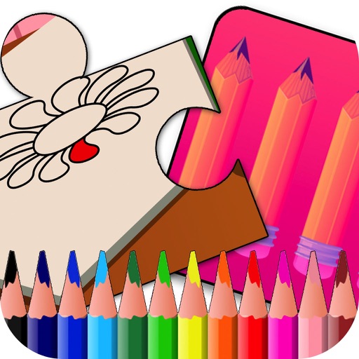 4 Kids Games In 1 | Paint - Connect The Dots - Jigsaw Puzzle and Matching Game iOS App