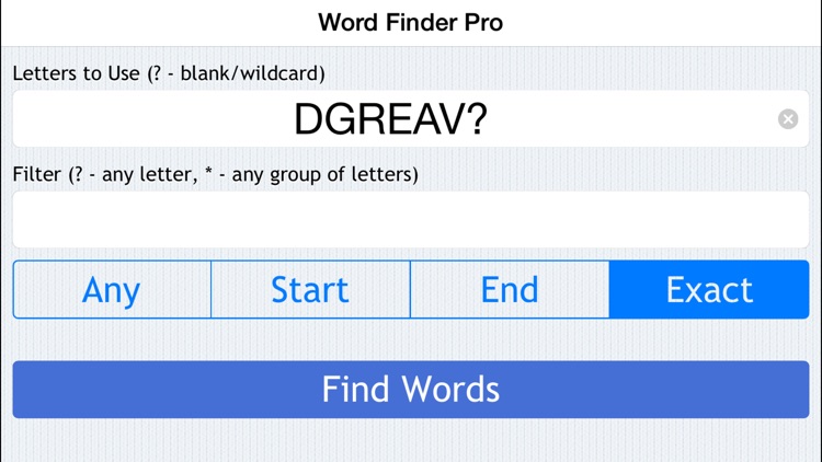 Game Word Finder