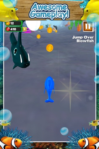 3D Ocean Friends Pet Racing Game FREE screenshot 2