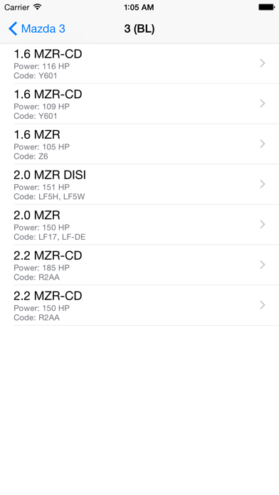 Auto Service Info for MAZDA Screenshot 3