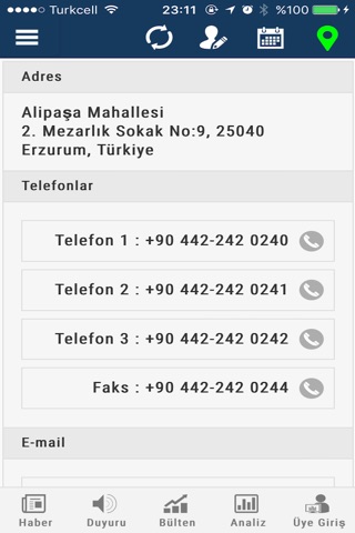 Erzurum Ticaret Borsası screenshot 2