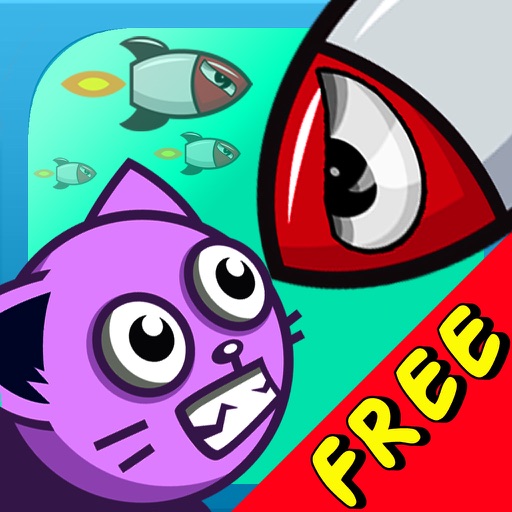 AAA Mad Flappy Cheshire Cat Vs Angry Missiles - Free iOS App