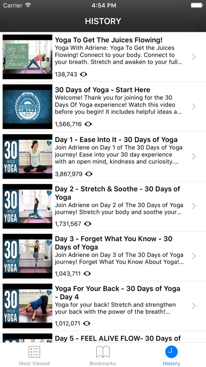 YogaTube - Include Yoga YouTube Videos of Yoga With Adriene, BeFiT screenshot-3