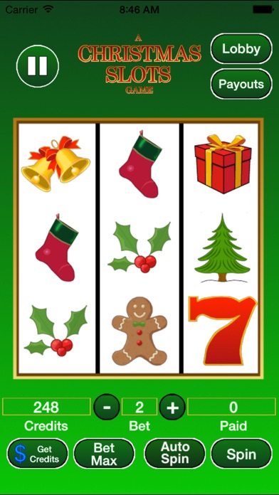 A CHRISTMAS SLOTS GAME - FUN HOLIDAY SLOT MACHINE! 1.2 IOS