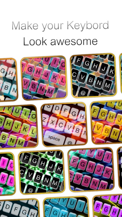 Custom Keyboard Abstract : Color & Wallpaper Themes in The Art Gallery Designs Style