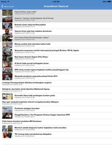 Indonesia Berita News iPad Indonesia Berita News iPad