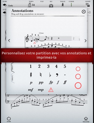 Play Satie – Gnossienne n°4 (partition interactive pour piano) screenshot 4