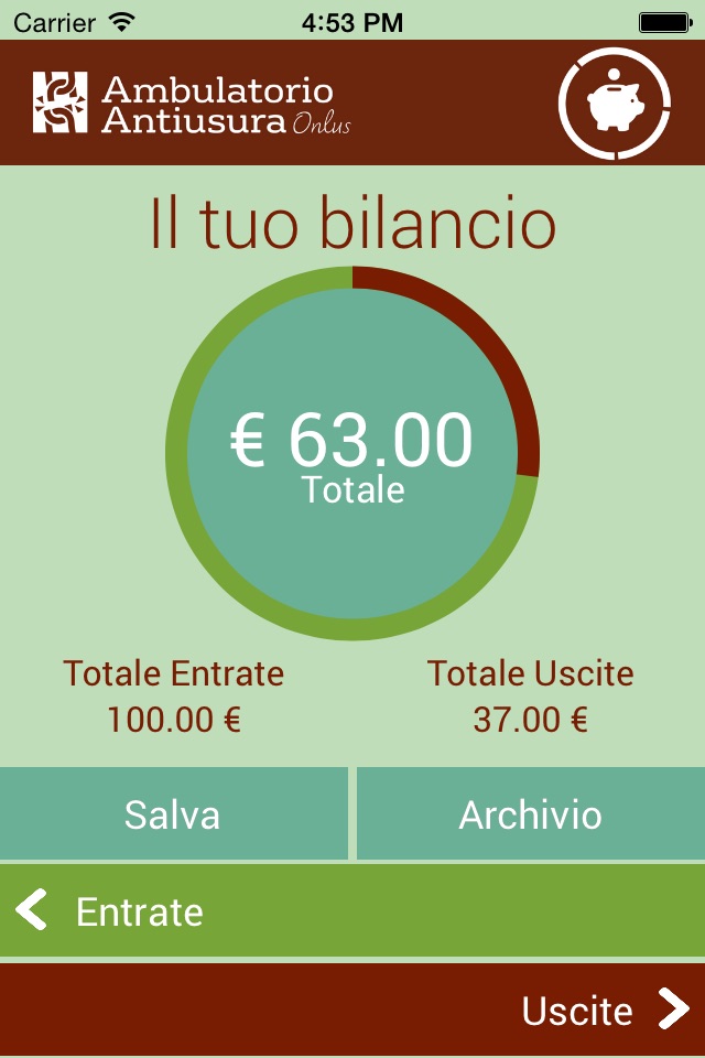 App Spese screenshot 2