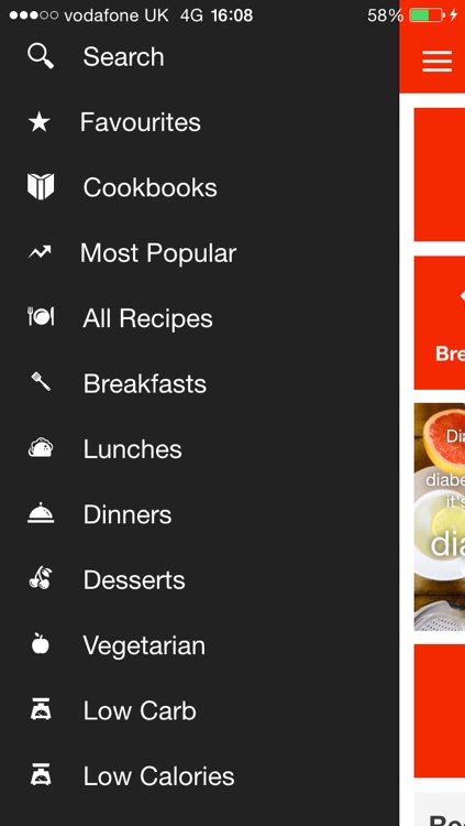 Diabetes Recipe App