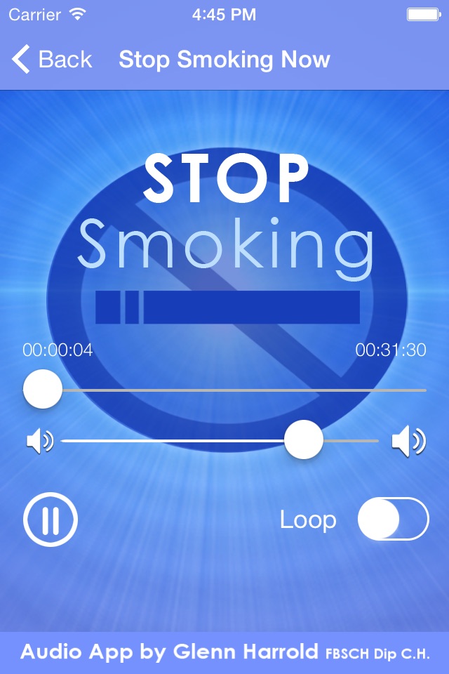 Stop Smoking Forever - Hypnosis by Glenn Harrold screenshot 3