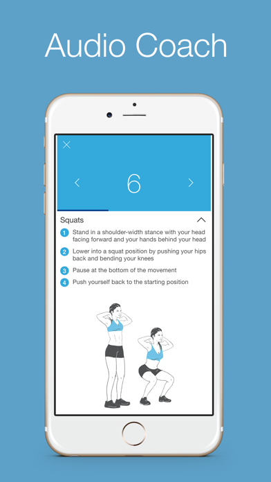 Squats 100 - 30 days workout challenge Screenshot 4
