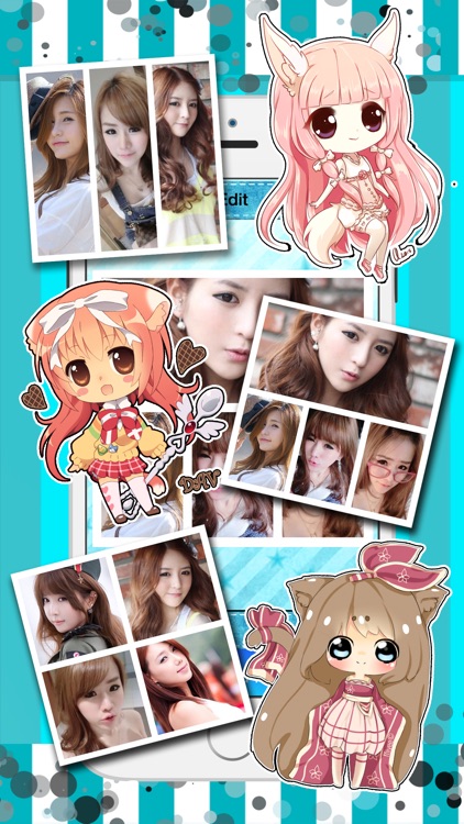 Cute Cartoon Sticker Photo Frame 2 screenshot-4