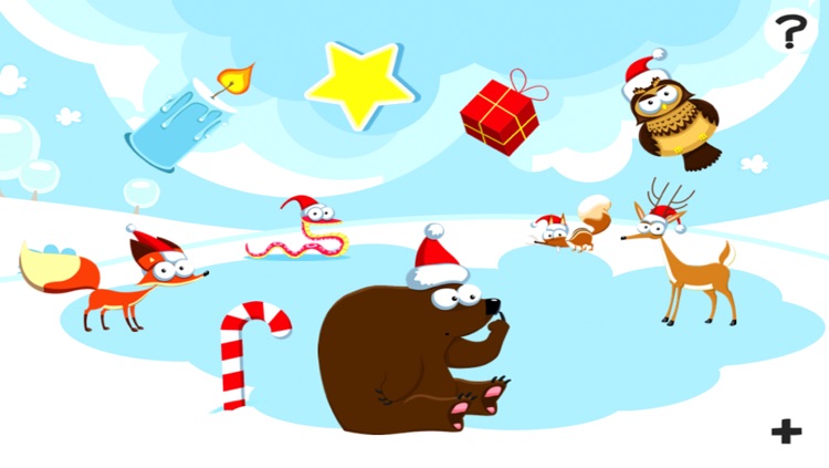 A Christmas Counting Game for Children: Learn to Count the Numbers with Santa Claus