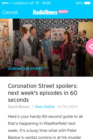 Radio Times Soaps screenshot 3