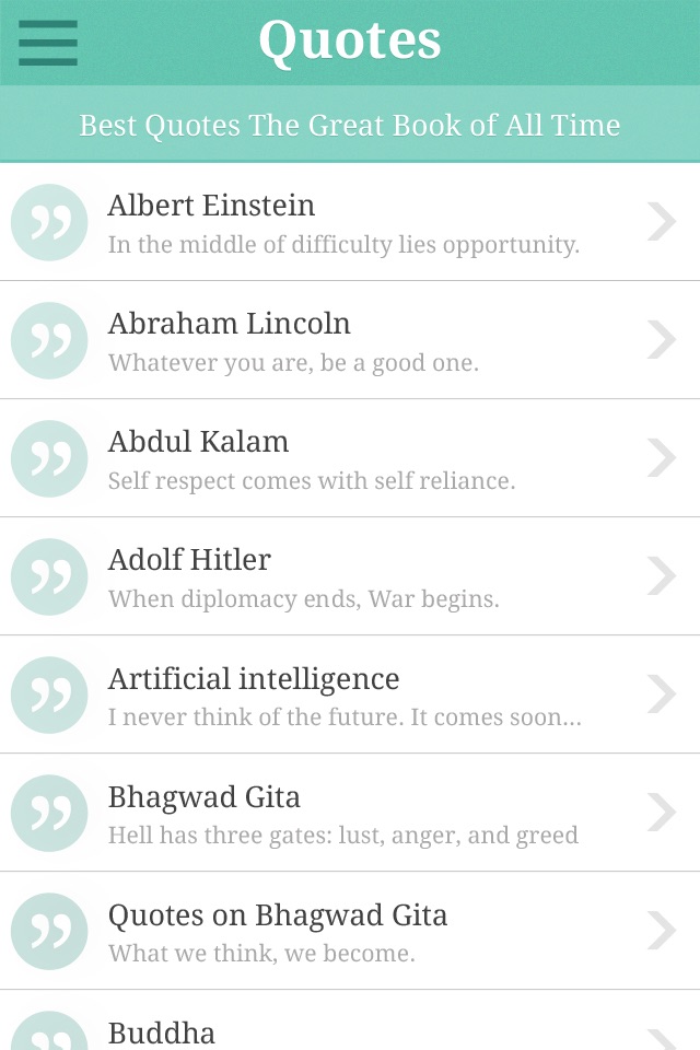 Quotes all time great Sayings screenshot 2