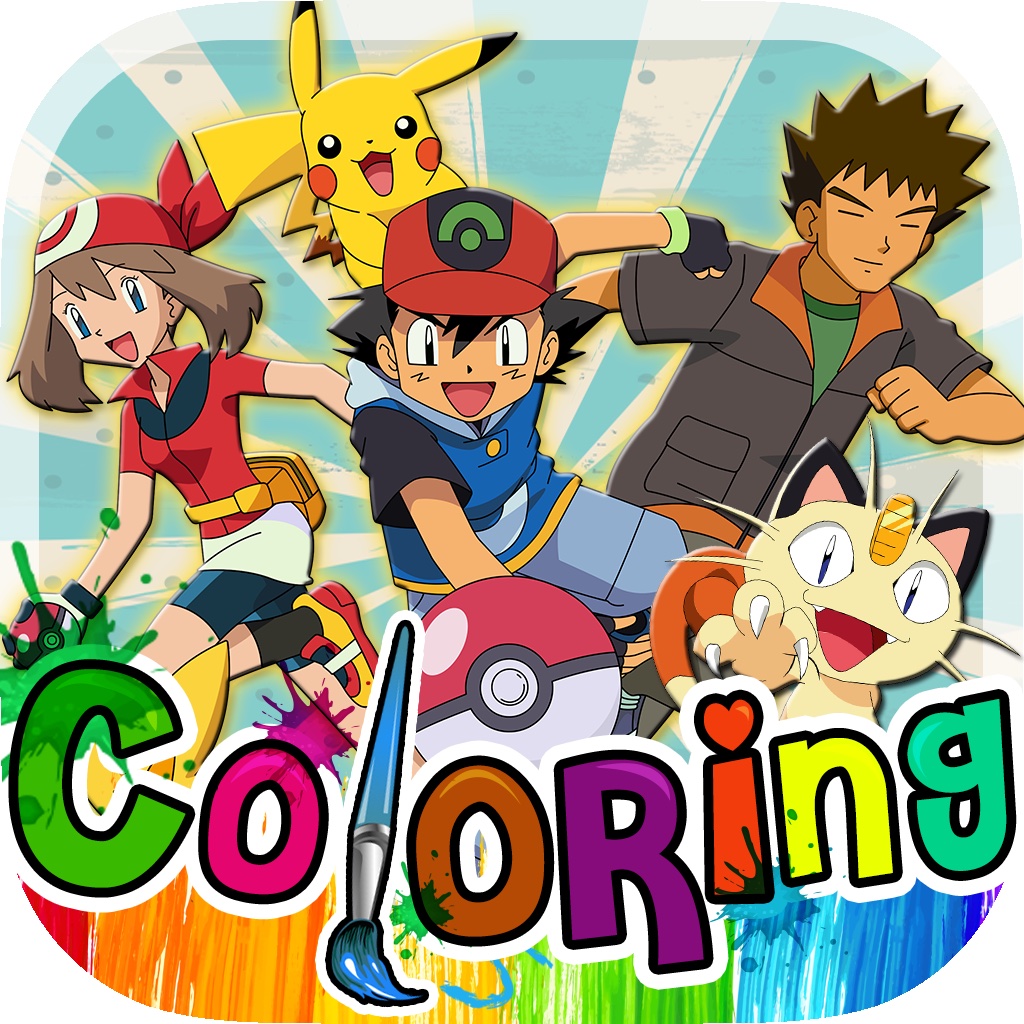 Coloring Anime & Manga Book : Collection Japanese Monsters For Kids icon