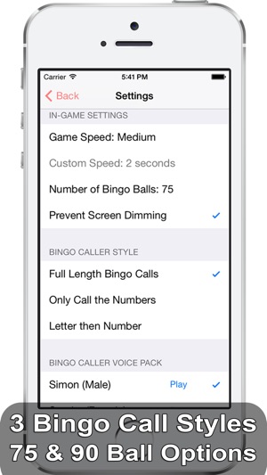 Ibingo Caller Free Play Bingo At Home With Friends On The App Store