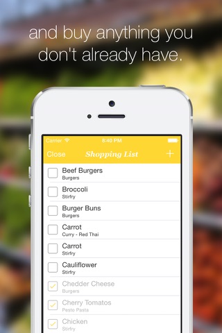 Dinner Plans - The Simple Meal Planner screenshot 4