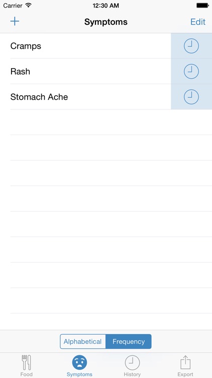 Food and Symptom Log screenshot-3