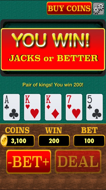 Jacks or Better - Video Poker