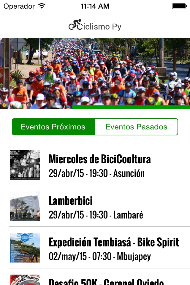 Ciclismo Py screenshot 2