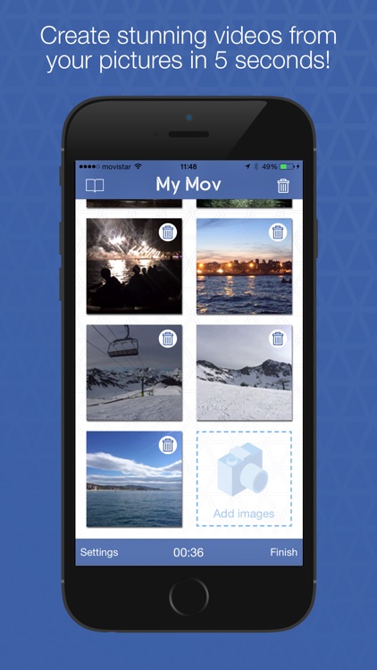 MyMov Photo to Video Editor - Convert your photos in videos slideshows screenshot-0