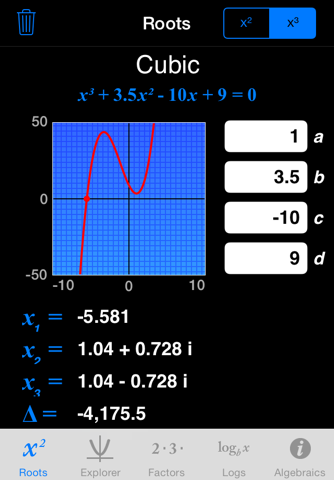 Algebraics screenshot 2