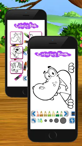 Game screenshot cartoon coloring draw book art game for kid apk