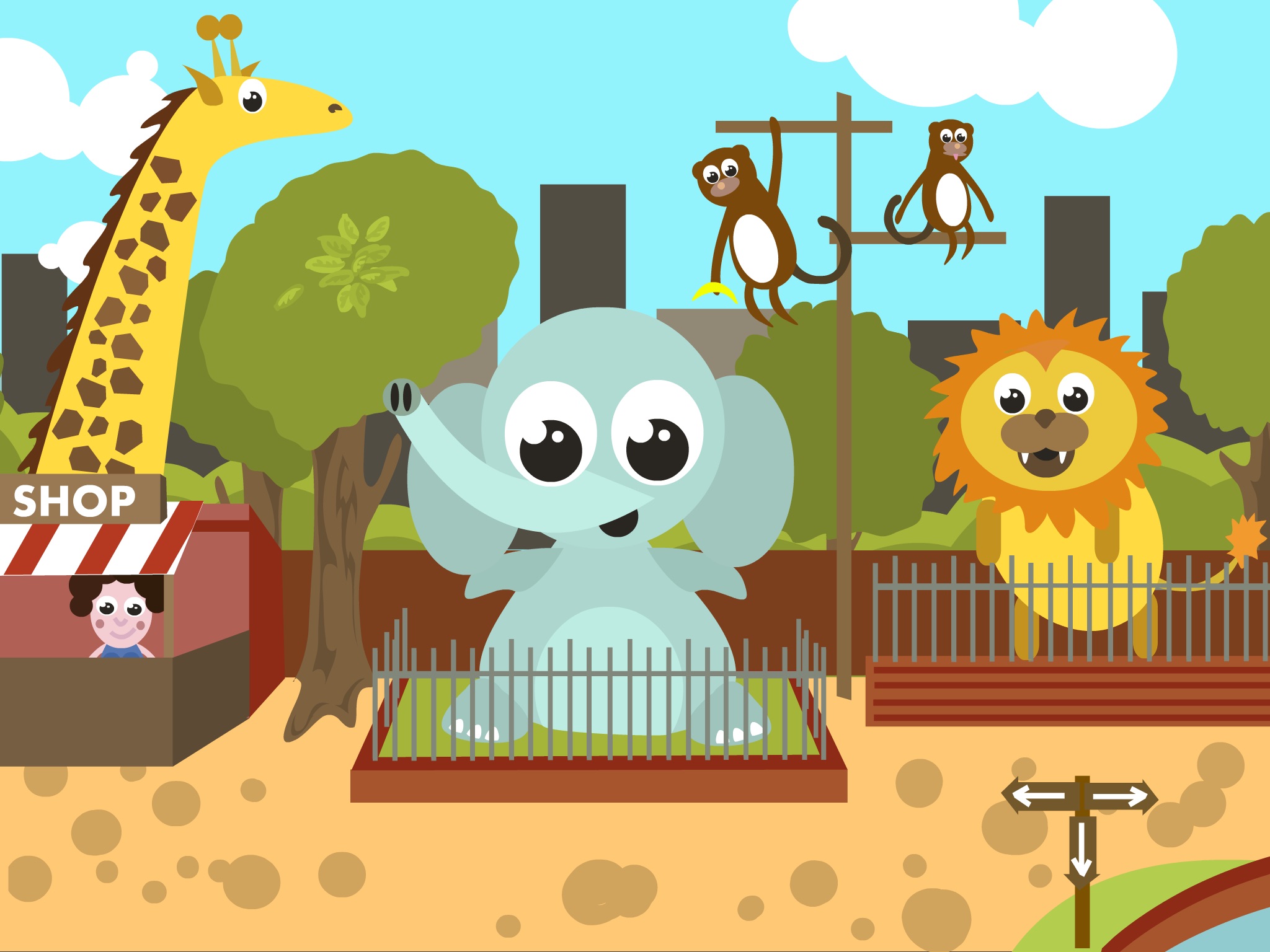 Animals for Toddlers Zoo screenshot 3
