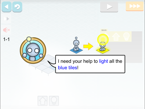 Lightbot - Programming Puzzles screenshot