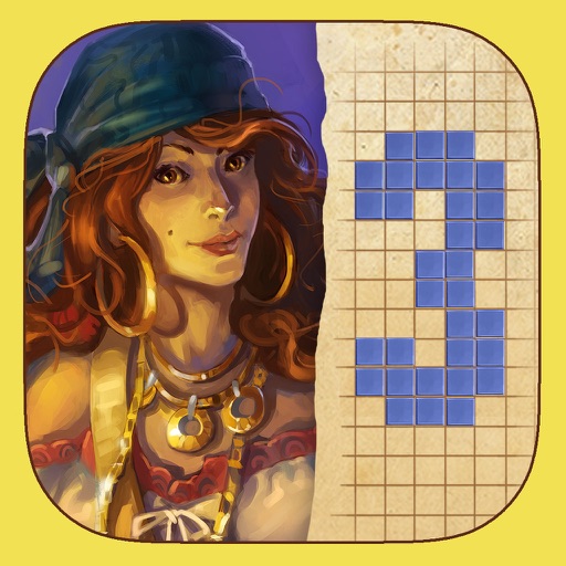 Fill and Cross. Pirate Riddles 3 Free Icon