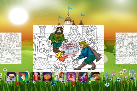 Sleeping Beauty. Coloring book for children screenshot 3