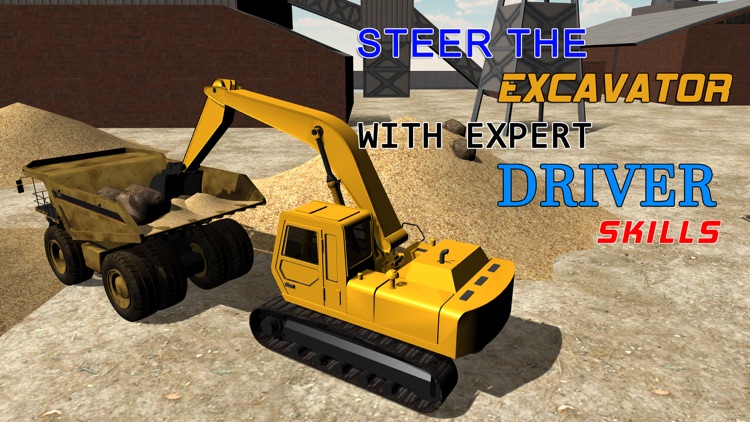 Sand Excavator Simulator – Operate crane & drive truck in this simulation game screenshot-3